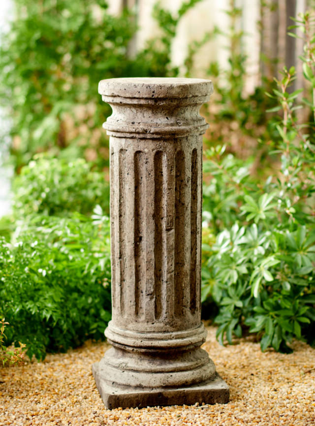 Unique Stone Doric Column Pedestal