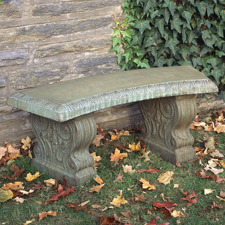 Campania International Traditional Curved Bench