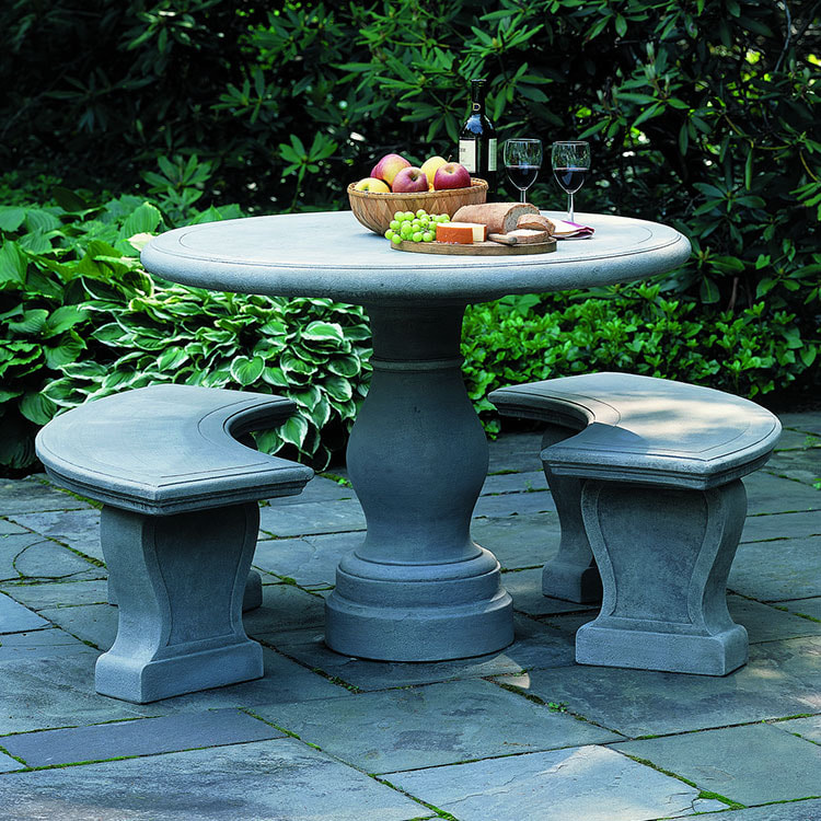 Campania International Palladio Table and Benches