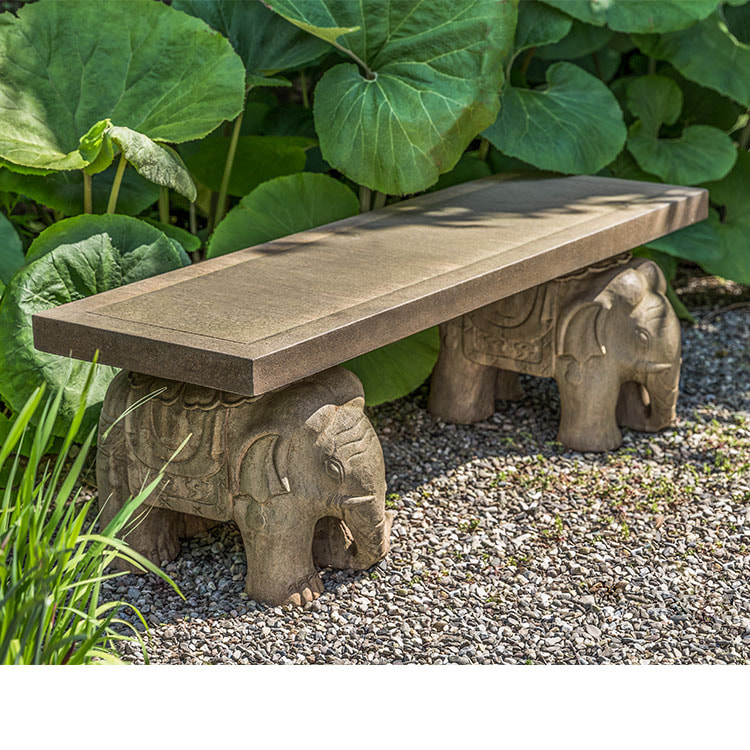 Campania International Elephant Bench